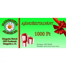 1.000 Ft Ajándék utalvány 1.000 Ft Ajándék utalvány