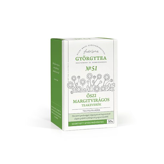Őszi margitvirágos teakeverék 50g (Tea fejfájásra)