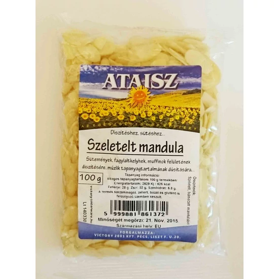 Szeletelt mandula 100g